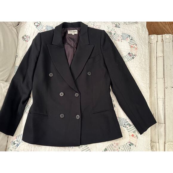 GIORGIO ARMANI LE COLLEZIONI DOUBLE BREASTED BLAZER 6 - Picture 3 of 7